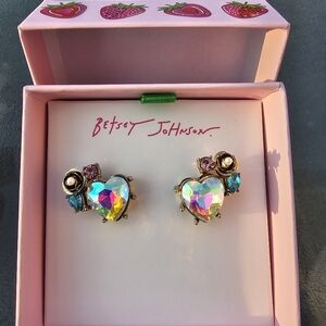 Betsey Johnson Mystic Baroque stud earrings